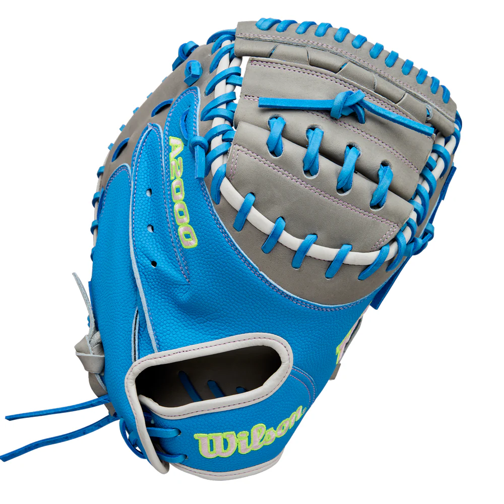 Wilson A2000 Classic FPCM23 Sky Blue/Gray 34" C Mitt - Image 3