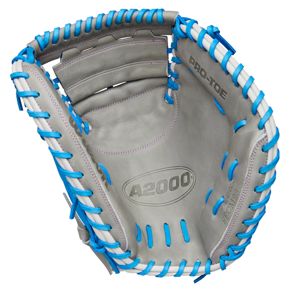 Wilson A2000 Classic FPCM23 Sky Blue/Gray 34" C Mitt - Image 2