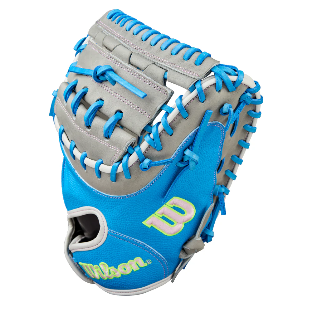 Wilson A2000 Classic FPCM23 Sky Blue/Gray 34" C Mitt - Image 4